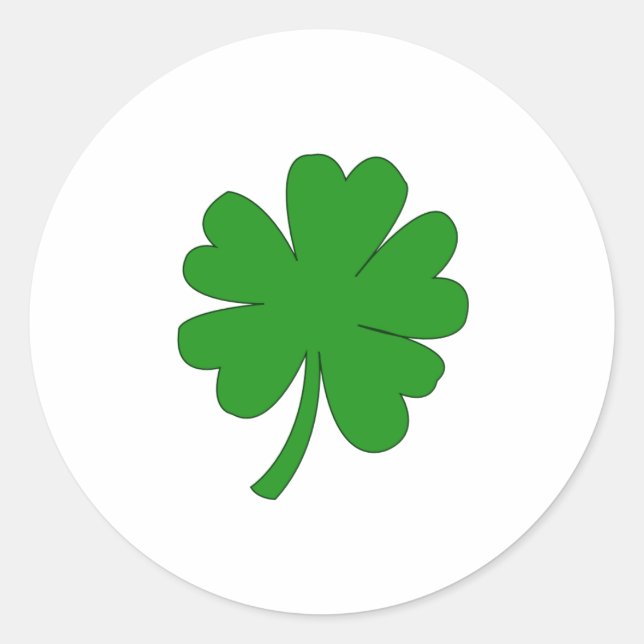 five leaf clover sticker (Front)