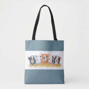 Five Little Pigs Tote Bag