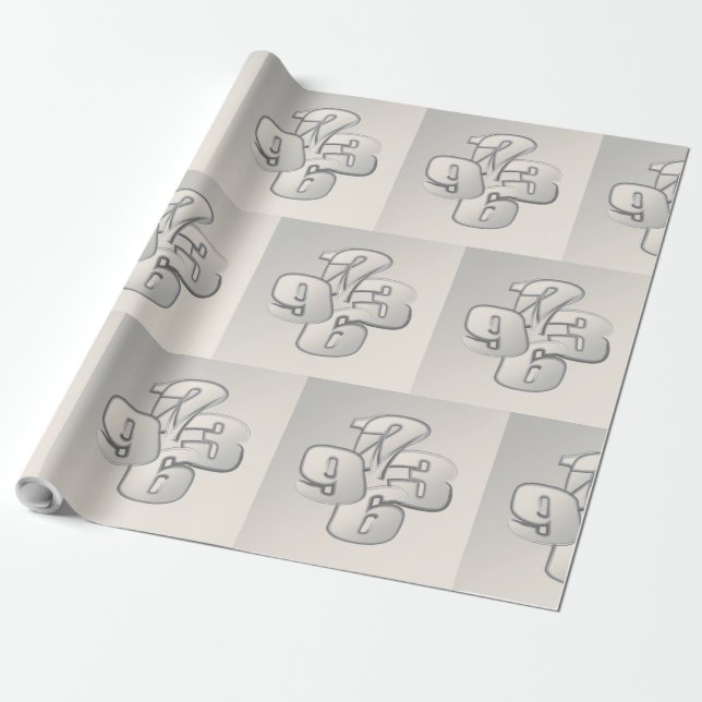 Five minutes back wrapping paper (Unrolled)