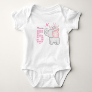 Five months baby bodysuit