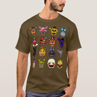 Five Nights at Freddys Pixel art collection T-Shirt