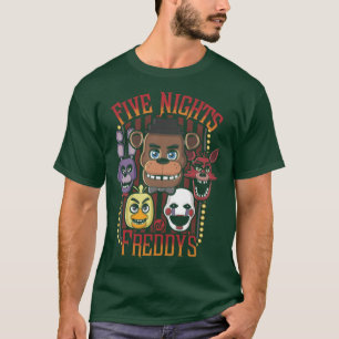 Five Nights At Freddys Pizzeria MultiCharacter T-Shirt