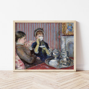 Five O'Clock Tea Mary Cassatt Poster