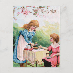 Five o'clock Tea Postcard