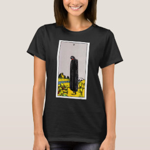 Five Of Cups Vintage Tarot Card Original Rider Wa T-Shirt
