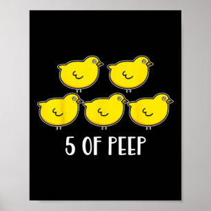 Five Of Peep Fun Respiratory Therapist Therapy Ven Poster