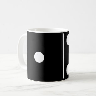 Five One Black Domino Mug