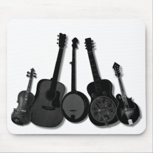 FIVE PIECE BAND ON WHITE-MOUSEPAD MOUSE PAD