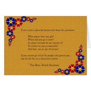 Five Questions to Ask a Powerful Person