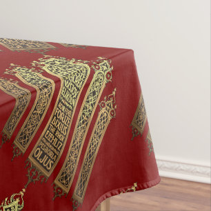 Five Rings The Pentateuch Cut-Out Stencil Motif 1 Tablecloth