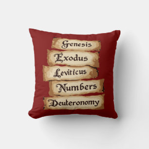 Five Rings The Pentateuch Cut-Out Stencil Motif 6 Cushion