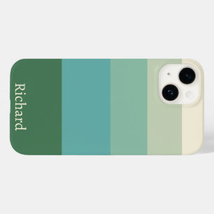 Five Shade Green Block Case-Mate iPhone 14 Case