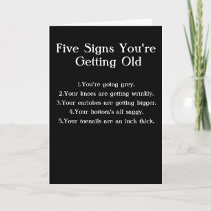 Five Signs Card