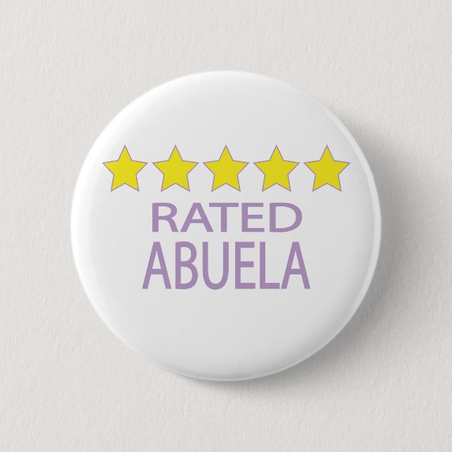 Five Star Abuela 6 Cm Round Badge (Front)