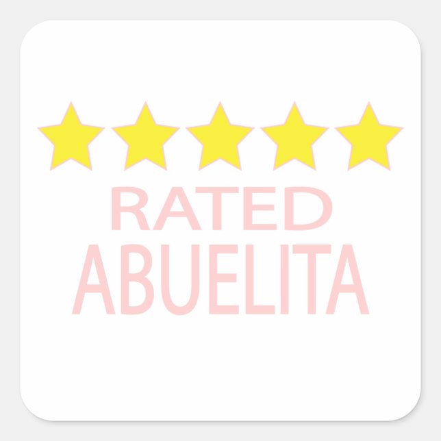Five Star Abuelita Square Sticker (Front)