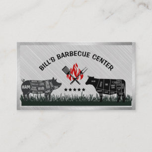 Five Star Barbecue Business Card
