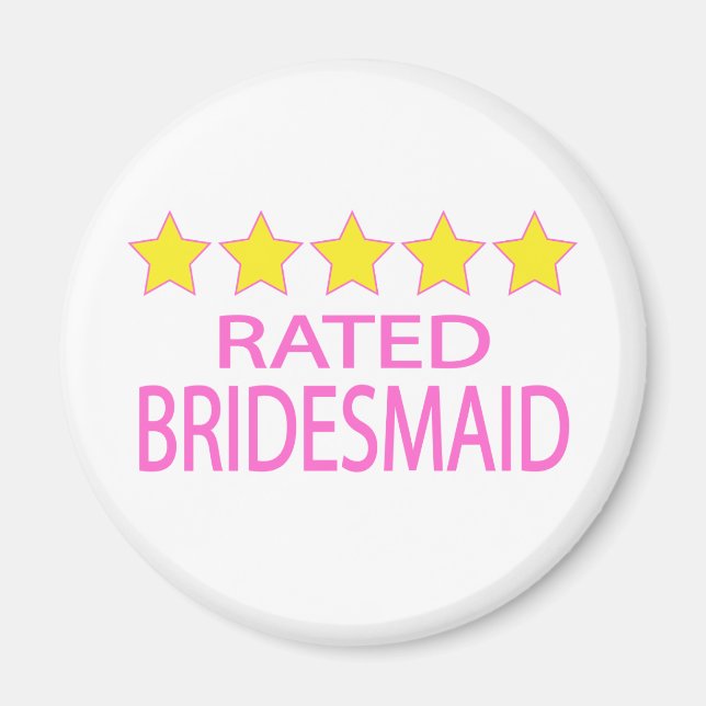 Five Star Bridesmaid Magnet (Front)