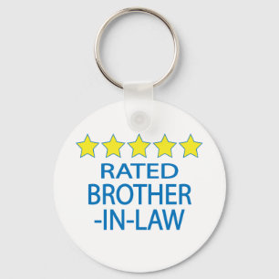 Five Star Brother-In-Law Key Ring