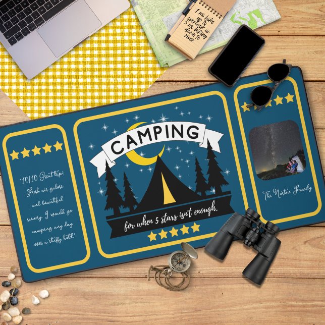Five Star Camping Photo Desk Mat (Creator Uploaded)