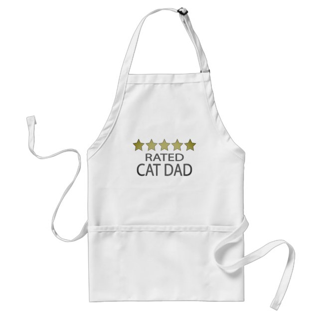 Five Star Cat Dad Standard Apron (Front)