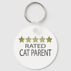 Five Star Cat Parent Key Ring