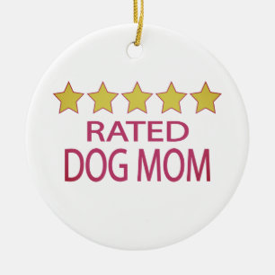 Five Star Dog Mum Ceramic Ornament