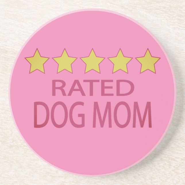 Five Star Dog Mum Coaster (Front)