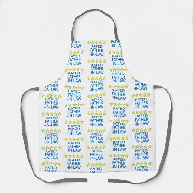 Five Star Father-In-Law Apron (Front)