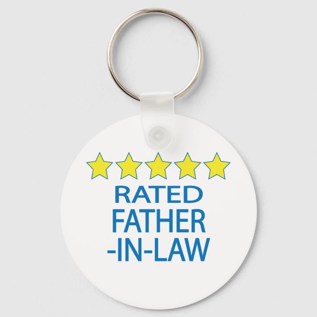 Five Star Father-In-Law Key Ring (Front)