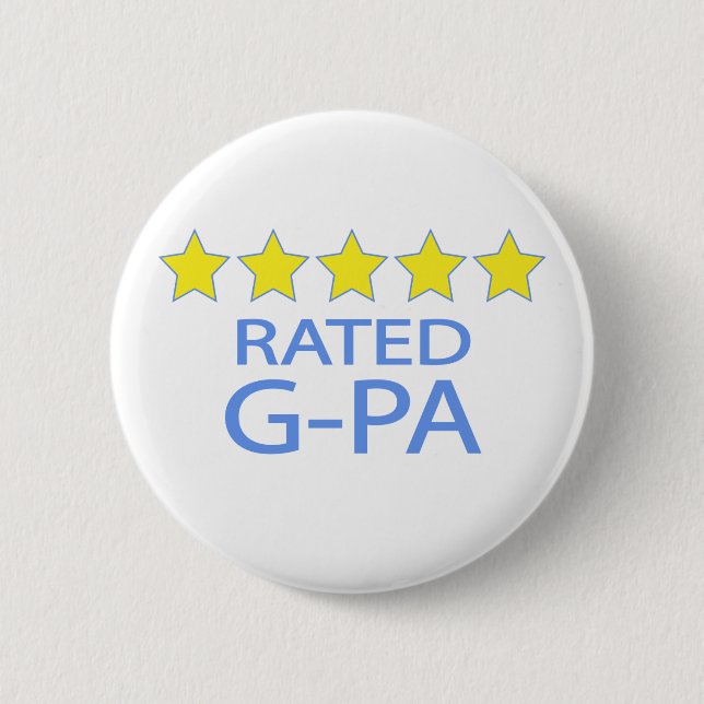 Five Star G-Pa 6 Cm Round Badge (Front)