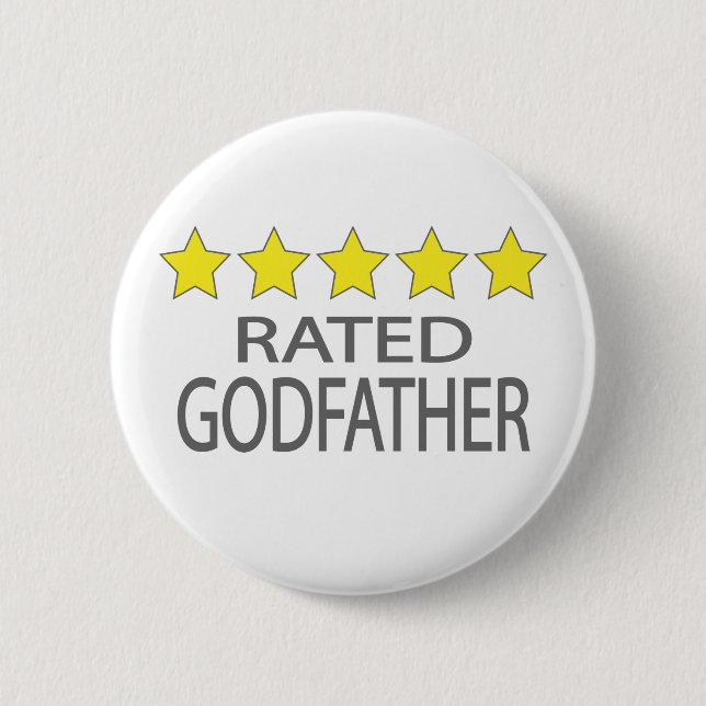 Five Star Godfather 6 Cm Round Badge (Front)
