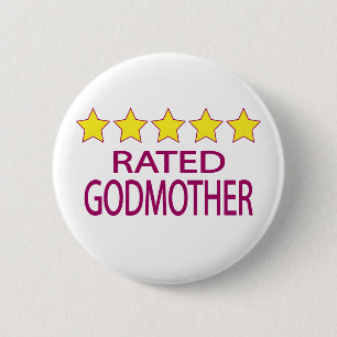 Five Star Godmother 6 Cm Round Badge