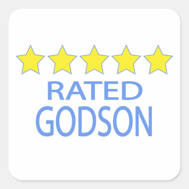 Five Star Godson Square Sticker (Front)