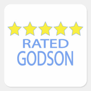 Five Star Godson Square Sticker