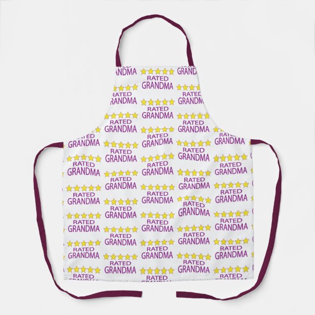 Five Star Grandma Apron (Front)