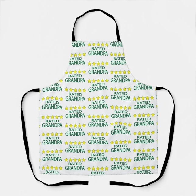 Five Star Grandpa Apron (Front)