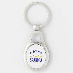 Five Star Grandpa Key Ring