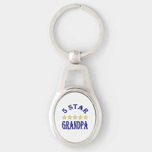 Five Star Grandpa Key Ring (Front)