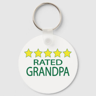 Five Star Grandpa Key Ring