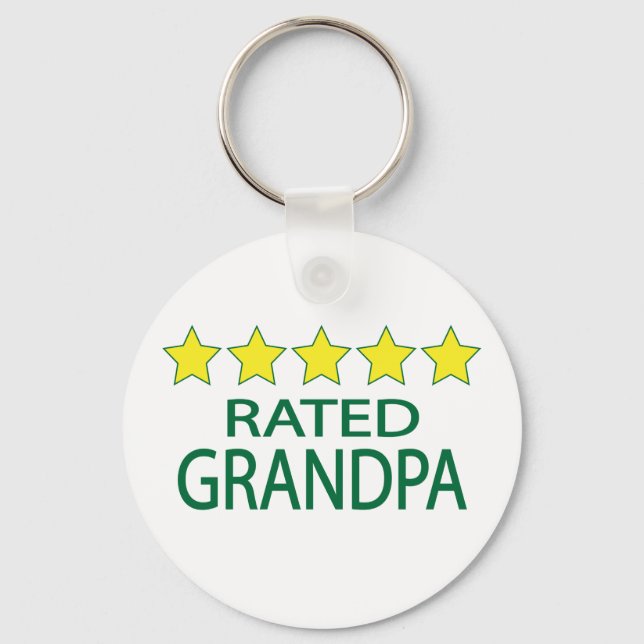 Five Star Grandpa Key Ring (Front)