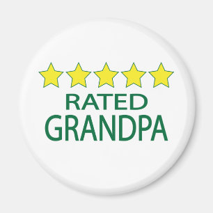 Five Star Grandpa Magnet