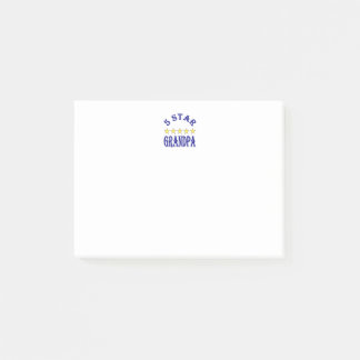 Five Star Grandpa Post-it Notes