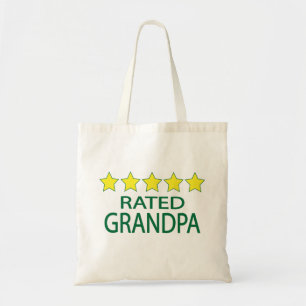 Five Star Grandpa Tote Bag