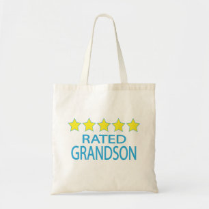 Five Star Grandson Tote Bag