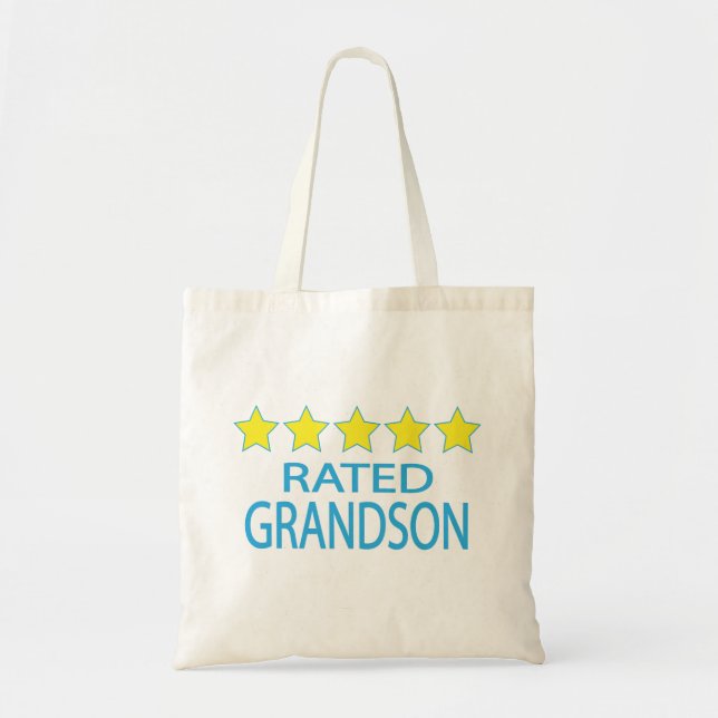 Five Star Grandson Tote Bag (Front)