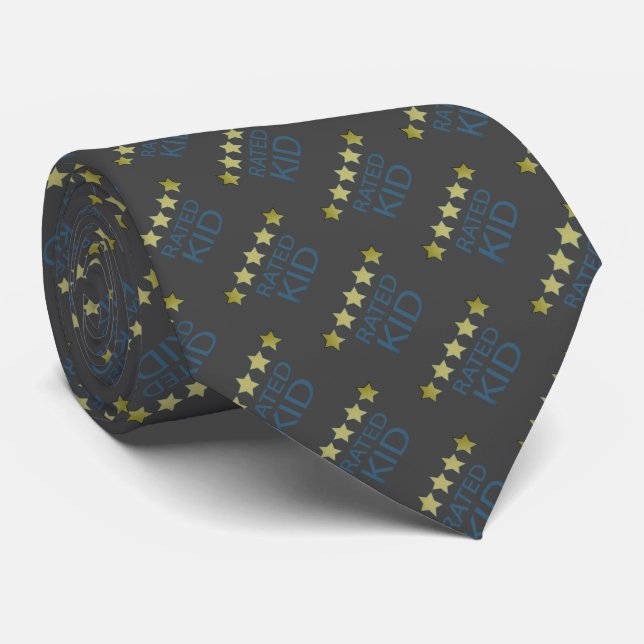 Five Star Kid Tie (Rolled)