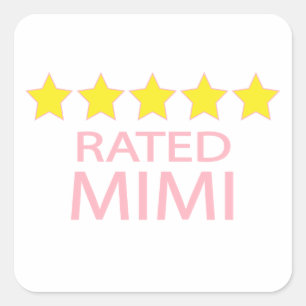 Five Star Mimi Square Sticker