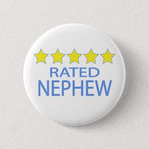 Five Star Nephew 6 Cm Round Badge