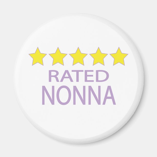 Five Star Nonna Magnet (Front)
