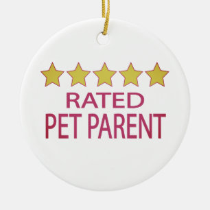 Five Star Pet Parent Ceramic Ornament